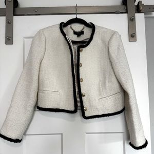 NWT J.Crew Louisa lady jacket in maritime tweed- Size 6